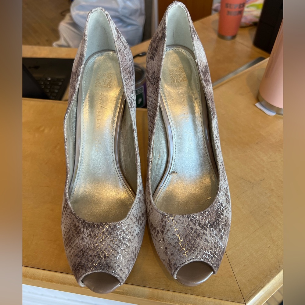 Anne Klein neutral heels